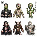 14 x 14 - 6 Monsters.webp
