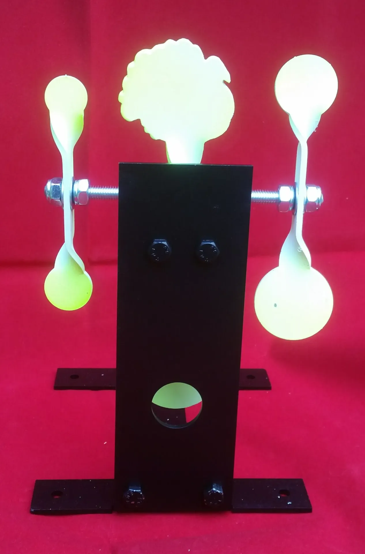 Cordless Resetting Airgun Target with Side Spinners Xmas Turkey