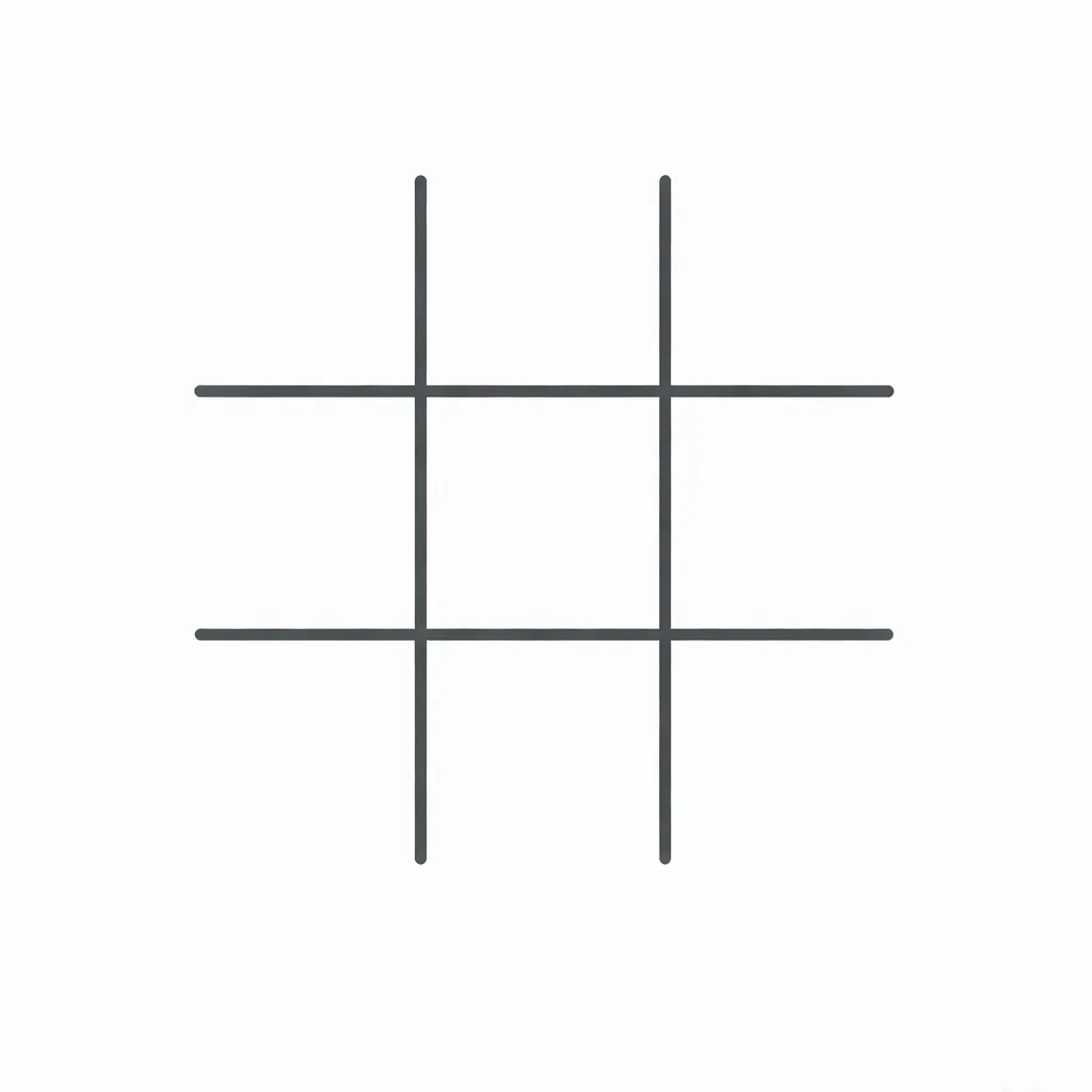 [SSSTGT0026] Blank tic tac toe