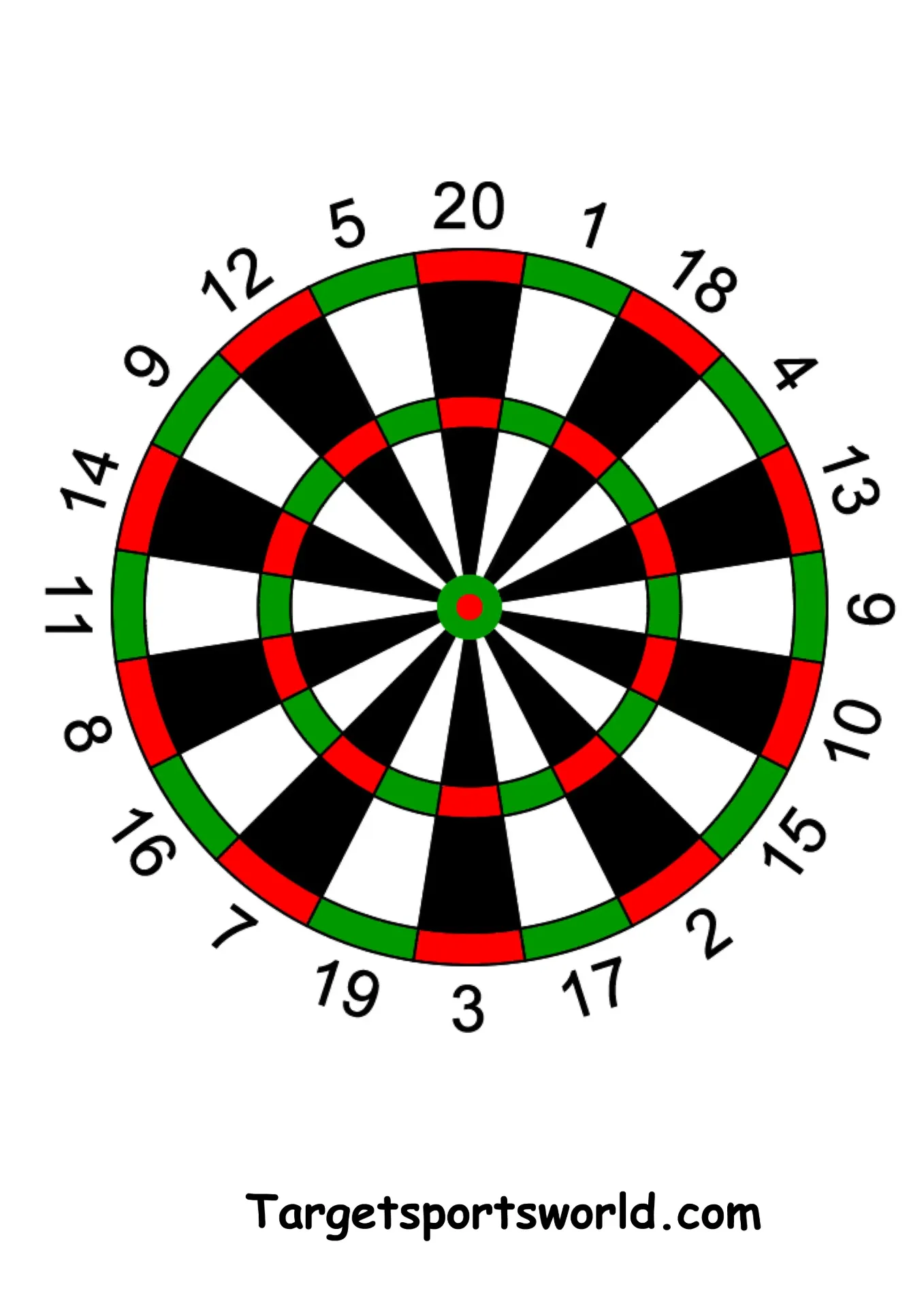 Dartboard - Paper A4 (1)