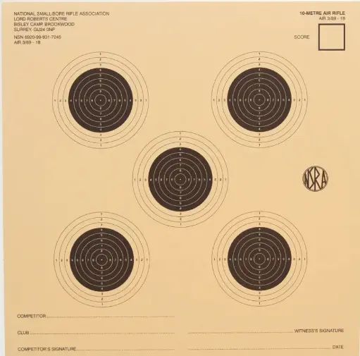 NSRA Target NSRA Air 3/89-18